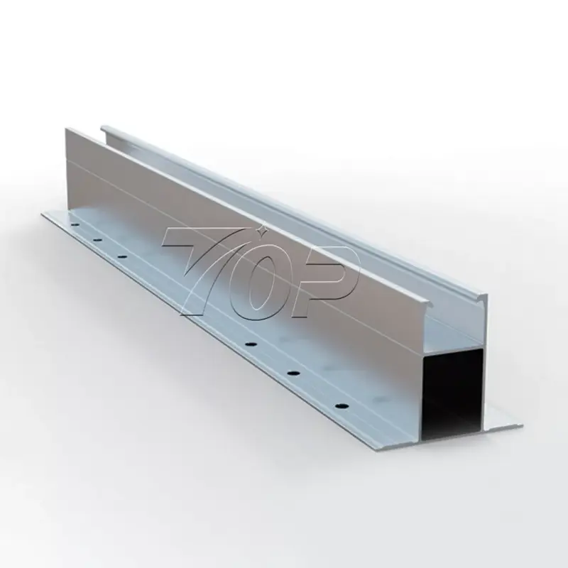 Trapezoidal Metal Çatı Güneşi için Minirail Sistemi